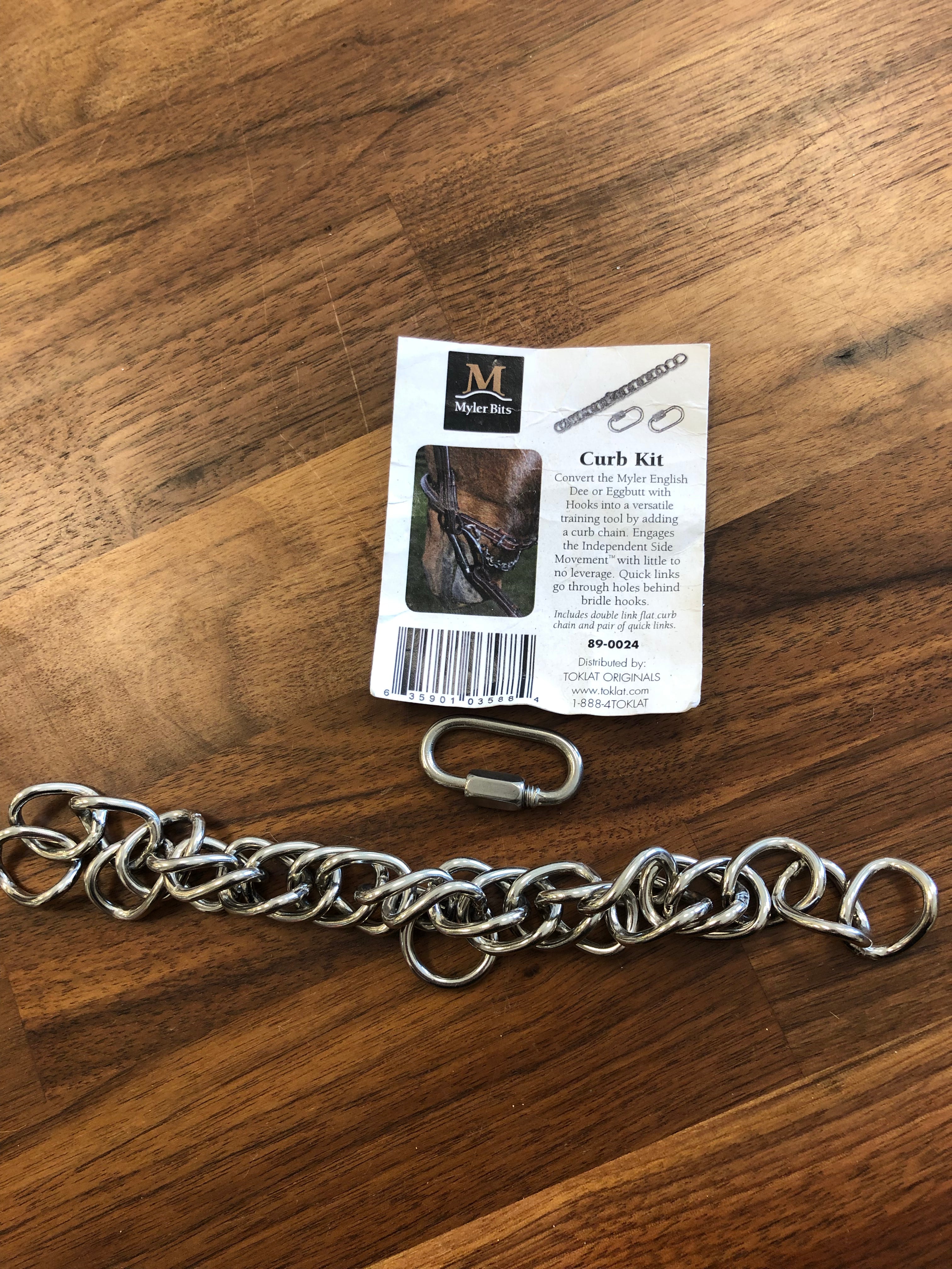 Fine Used Myler Curb Chain Kit