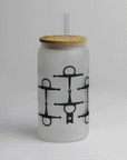 Full Cheek Glass Tumbler with Bamboo Lid and Straw - Horse & Hound Tack Shop
