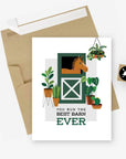 Best Barn Ever Equestrian Horse Greeting Card - Horse & Hound Tack Shop