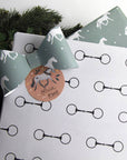 Hunt Seat Co. Winter Horse Gift Wrap - Horse & Hound Tack Shop