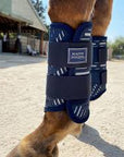 Majyk Equipe XC Elite 4 pack in Navy/Silver with ARTI-LAGE Technology Fronts and Hinds - Horse & Hound Tack Shop