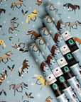 Hunt Seat Co. Christmas Horse Gift Wrap