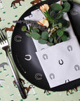 Lucky Cream Napkins - Set of Four - Equestrian Home Decor - Horse & Hound Tack Shop