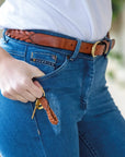 Shires Ladies Plaited Leather Belt - Horse & Hound Tack Shop
