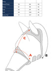 Shires Stretch Contour Shield Fly Mask - Horse & Hound Tack Shop