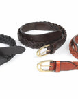 Shires Ladies Plaited Leather Belt - Horse & Hound Tack Shop
