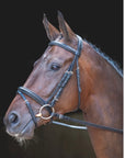 Shires Rossano Milan Flash Bridle - Horse & Hound Tack Shop