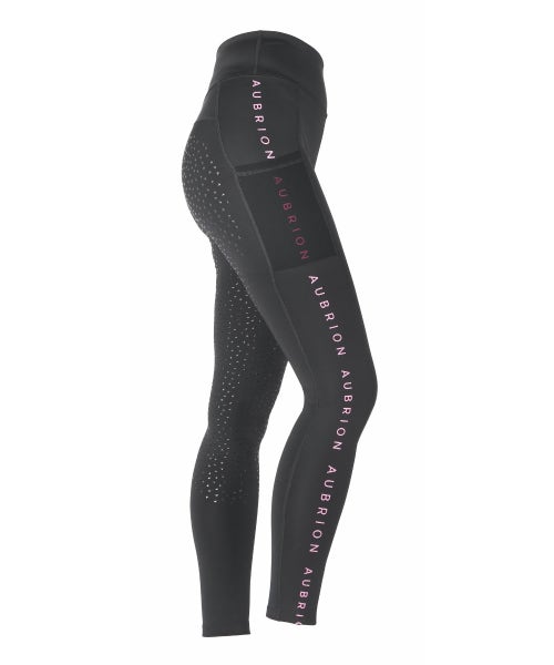 Shires Aubrion Brook Riding Tights w/Mesh Pocket