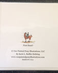 One Painted Pony Illustrations Gift Card "First Hunt?" - Horse & Hound Tack Shop