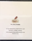 One Painted Pony Illustrations Gift Card "It's Just a Puddle" - Horse & Hound Tack Shop