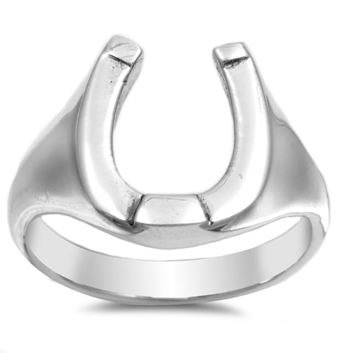 Sterling Silver Horseshoe Ring | Horse & Hound Tack Shop