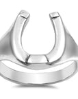 Sterling Silver Horseshoe Ring - Horse & Hound Tack Shop
