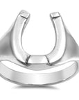 Sterling Silver Horseshoe Ring - Horse & Hound Tack Shop
