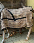 Fine Used 72” Plaid Stable Sheet - Horse & Hound Tack Shop