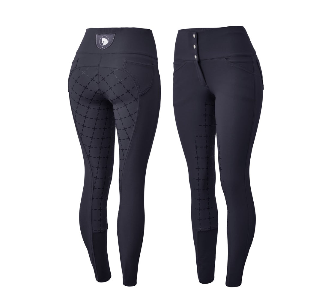 Horze Desiree Hybrid Silicone Full Seat Breeches - Horse & Hound Tack Shop