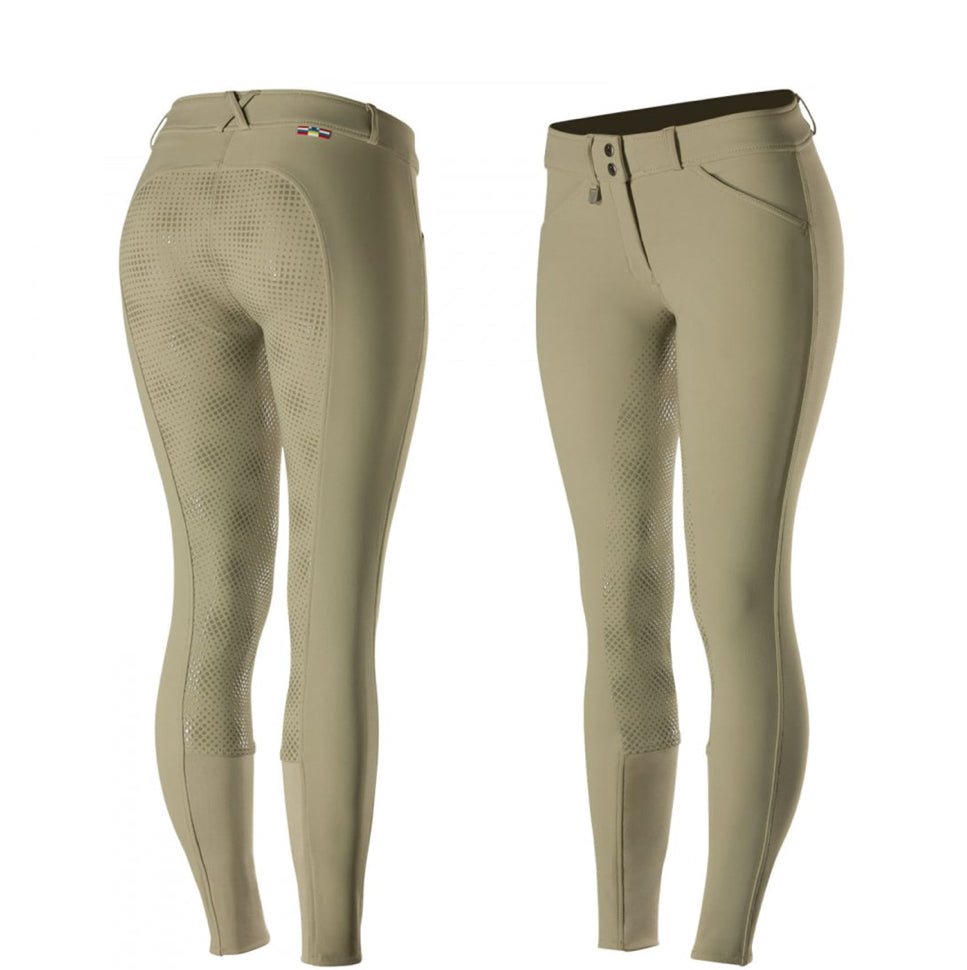 HORZE Grand Prix Womens High Waist Knee Patch Breeches