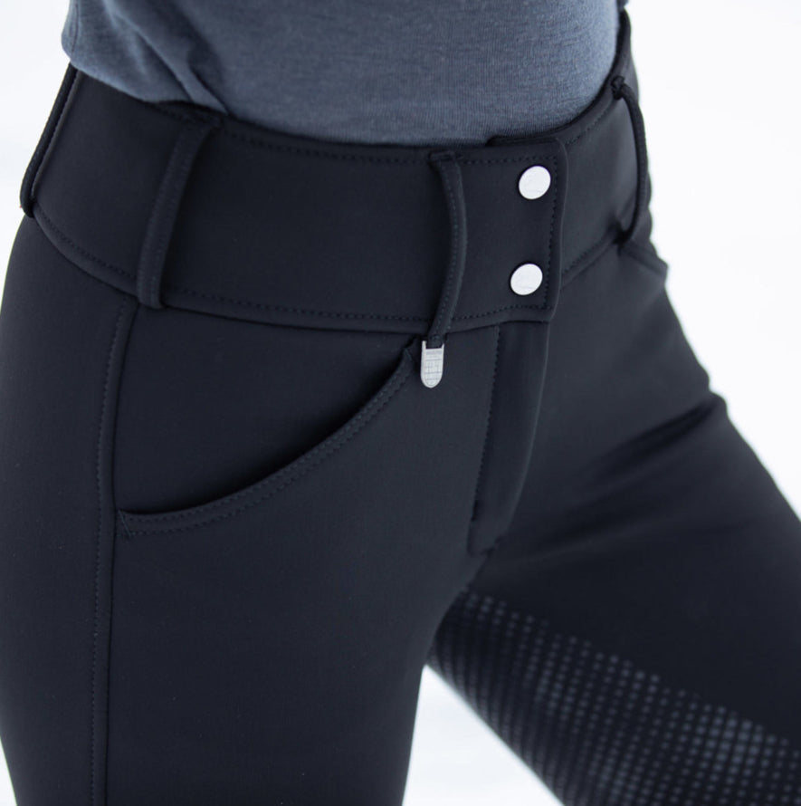 Horze Grand Prix Women's Thermo Softshell Silicone FS Breeches - Horse & Hound Tack Shop