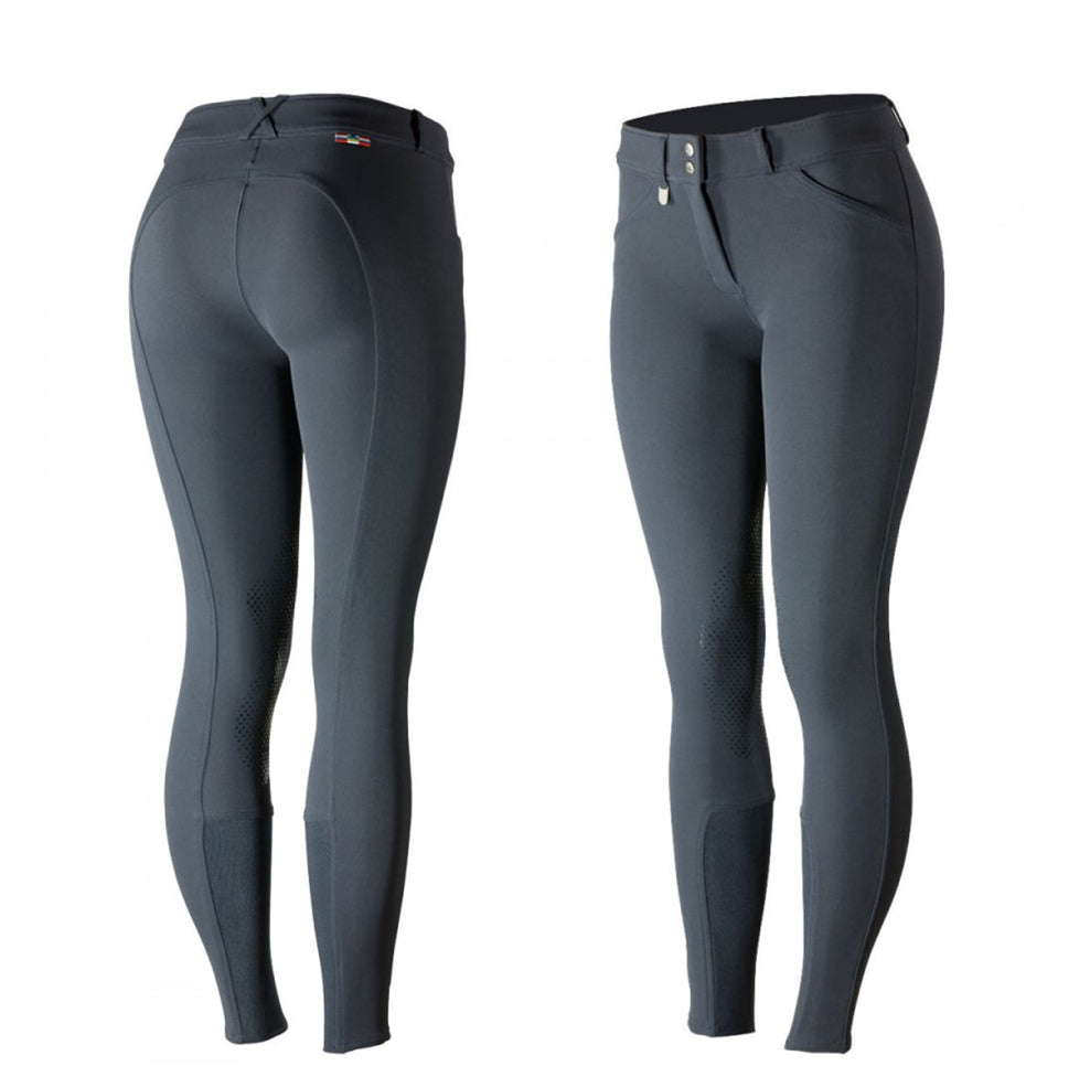 Horze Grand Prix Silicone Knee Patch Woman’s Breeches - Horse & Hound Tack Shop