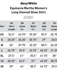 Horze Martha Womens Long Sleeved Show Shirt - Horse & Hound Tack Shop