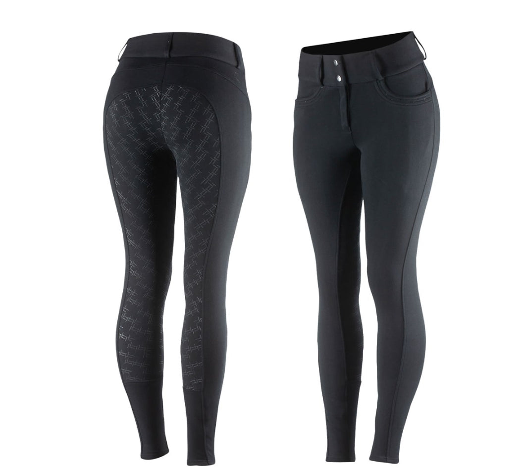 Horze Mia Thermo Silicone Full Seat Ladies Winter Breeches - Horse & Hound Tack Shop
