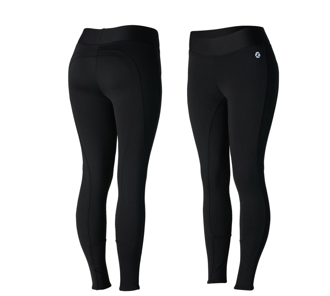 Horze Womens Active Knee Patch Winter Tights
