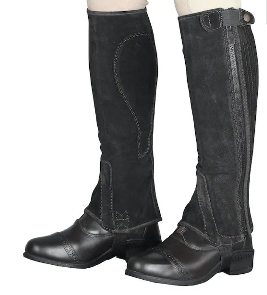 Shires Moretta Adults Suede Half Chaps - Horse & Hound Tack Shop