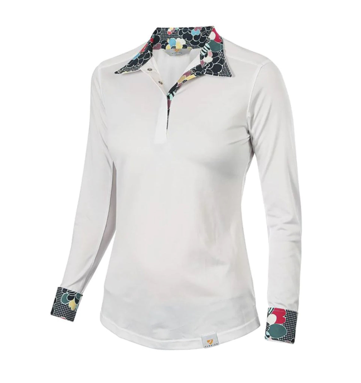 Aubrion Equestrian Ladies Breathable Show Shirt Long Sleeve