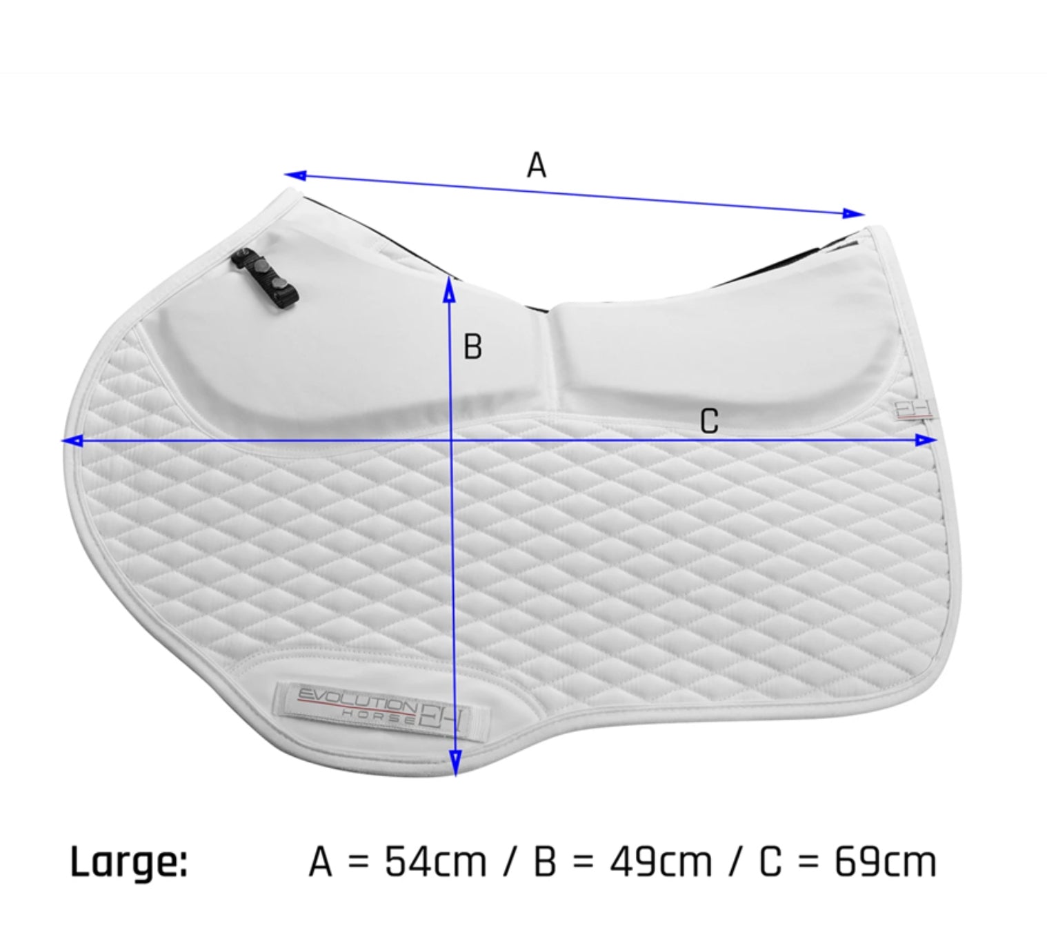 Evolution Horse Designo Streamline CC Adjuster Square Pad - Horse & Hound Tack Shop