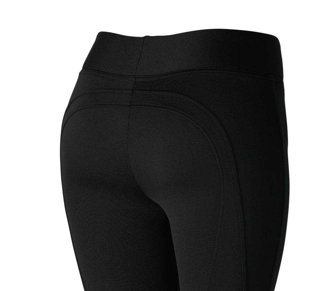 Horze Womens Active Knee Patch Winter Tights - Horse & Hound Tack Shop