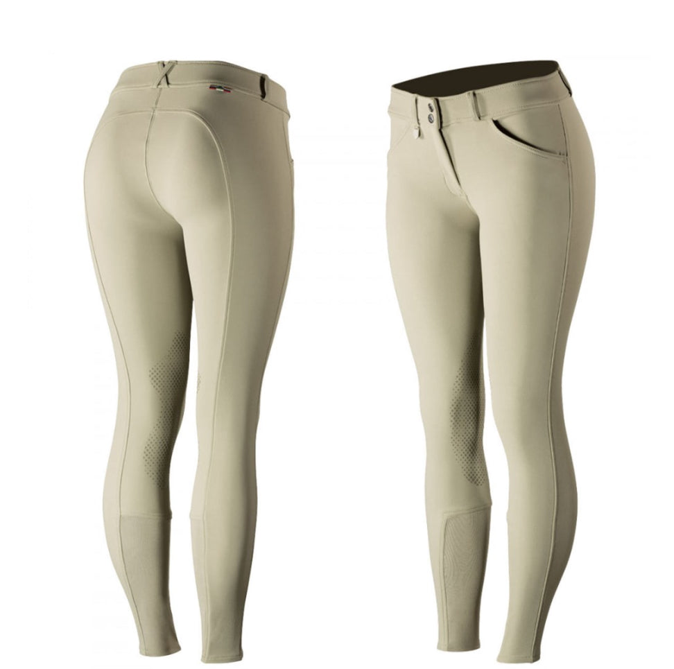 Horze Grand Prix Silicone Knee Patch Woman’s Breeches - Horse & Hound Tack Shop