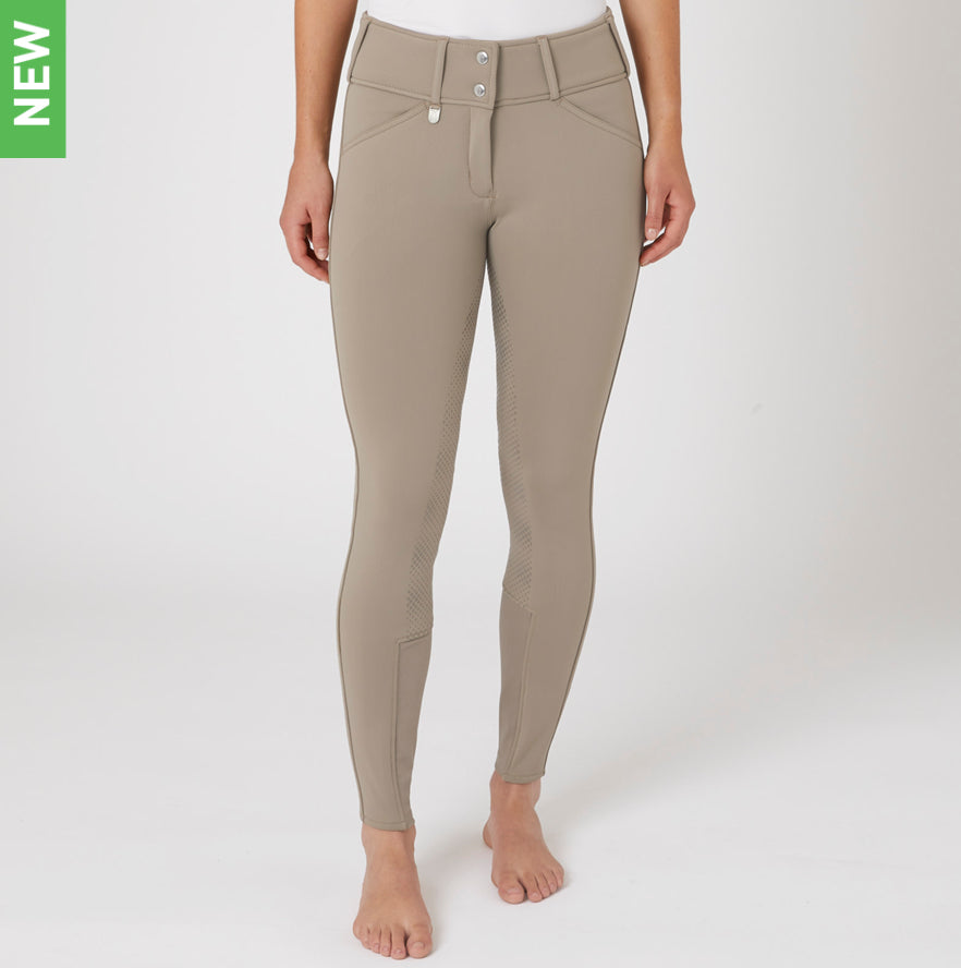 Horze Grand Prix Women's Thermo Softshell Silicone FS Breeches - Horse & Hound Tack Shop