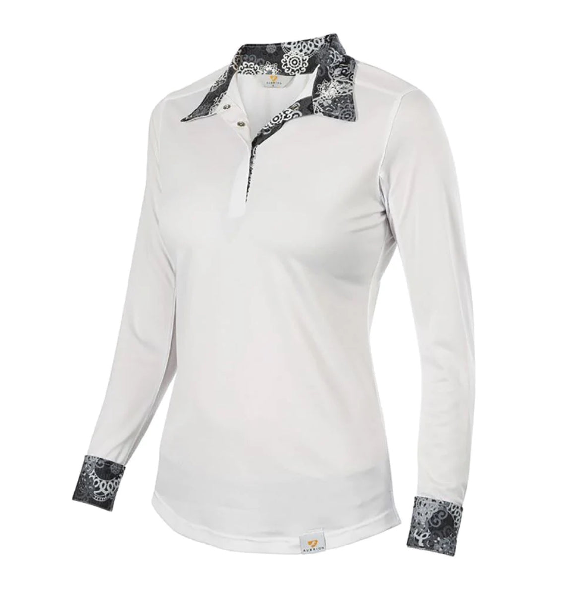 Aubrion Equestrian Ladies Breathable Show Shirt Long Sleeve