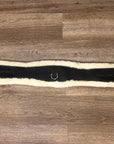 Mondega Fuzzy Leather Girth Dark Brown/Natural - 50”