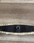 Leather Girth w/ Removable Fleece - 54” - Horse & Hound Tack Shop 