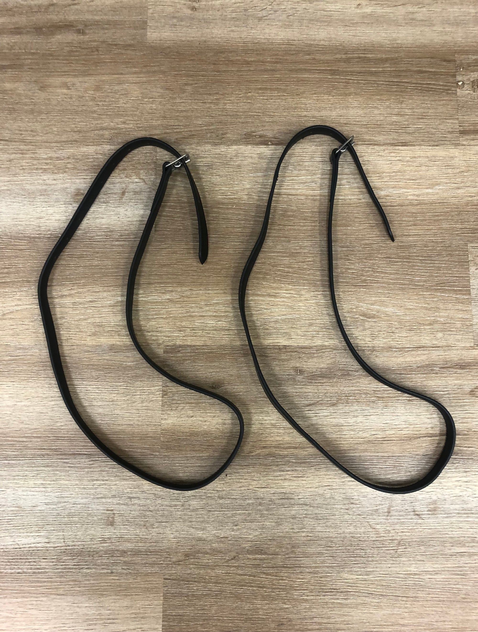 NWT Conemmera Black Stirrup Leathers - 58”