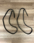 NWT Conemmera Black Stirrup Leathers - 58”