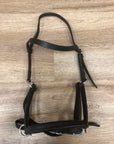 Brown Leather Bitless Side Pull Bridle - Full