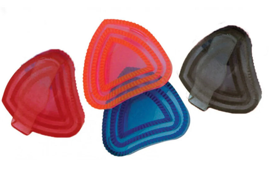 Shiny Transparent Heart Curry Comb - Horse & Hound Tack Shop 