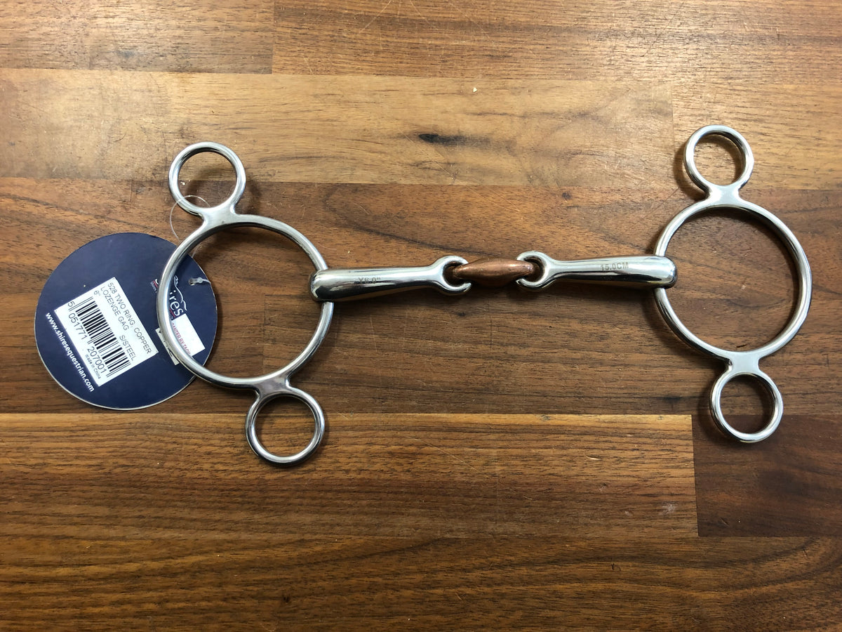 NWT* Shires Gag Bit with Lozenge - 6”