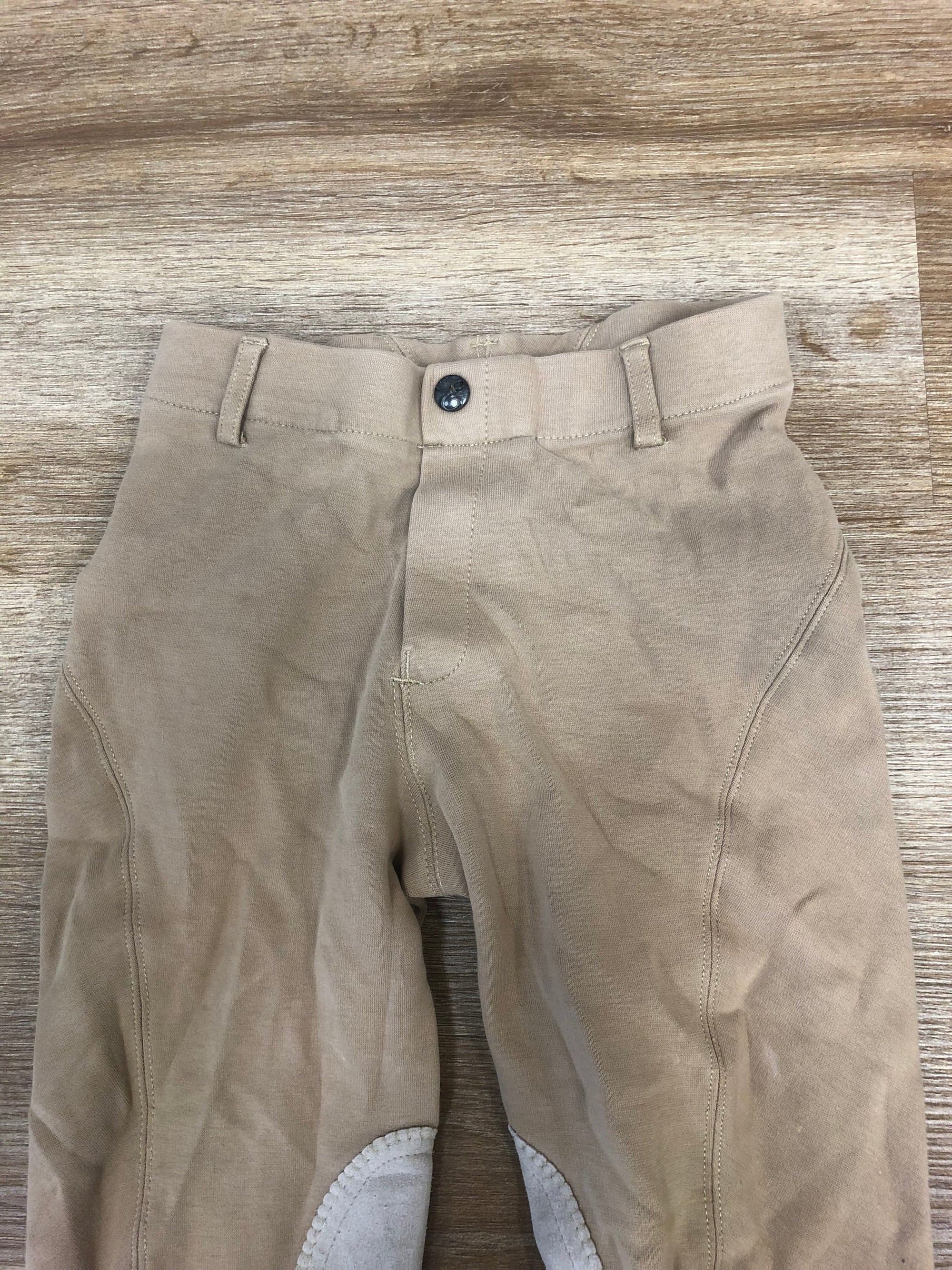 Kids Elation Tan KP Breech - 12