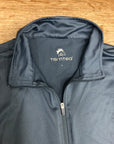 Temteq Blue Ventilated Short Sleeve Quarter Zip - L
