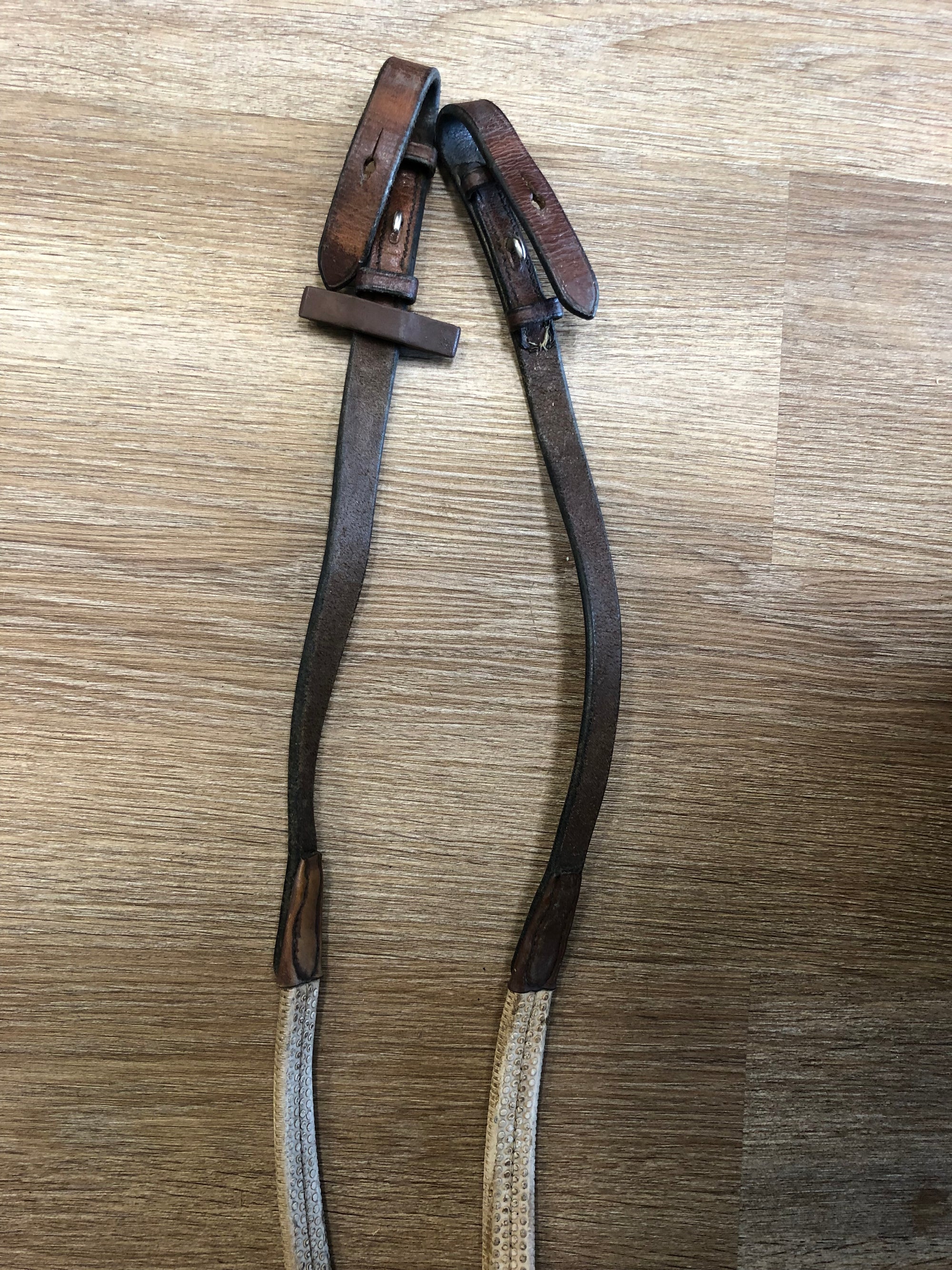 White Rubber Reins