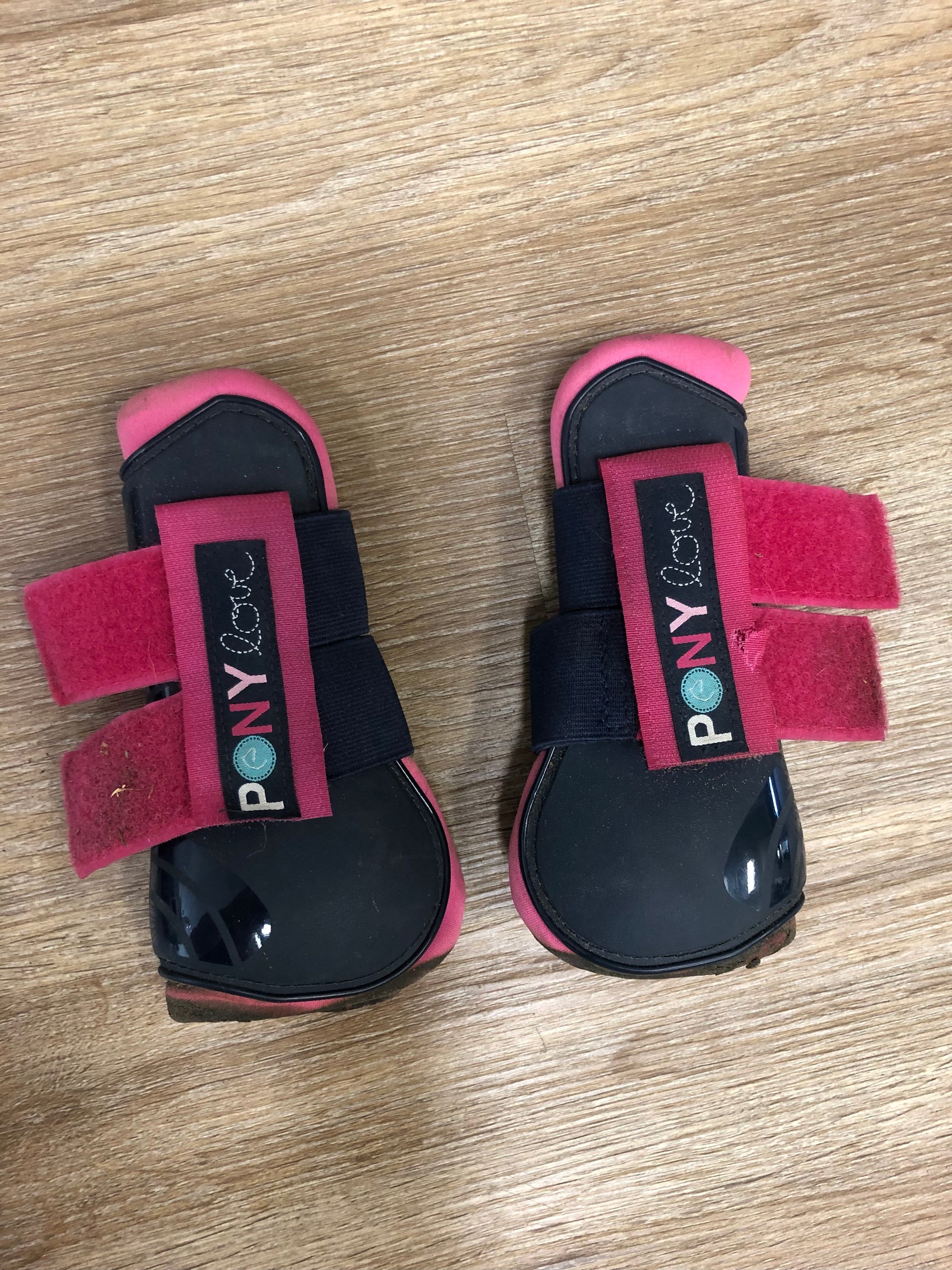 Shedrow Pony Navy &amp; Pink Jump Boots