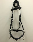 Barefoot Black Leather Cavasson