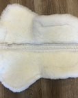 Fine Used White Sheepskin Half Pad - M