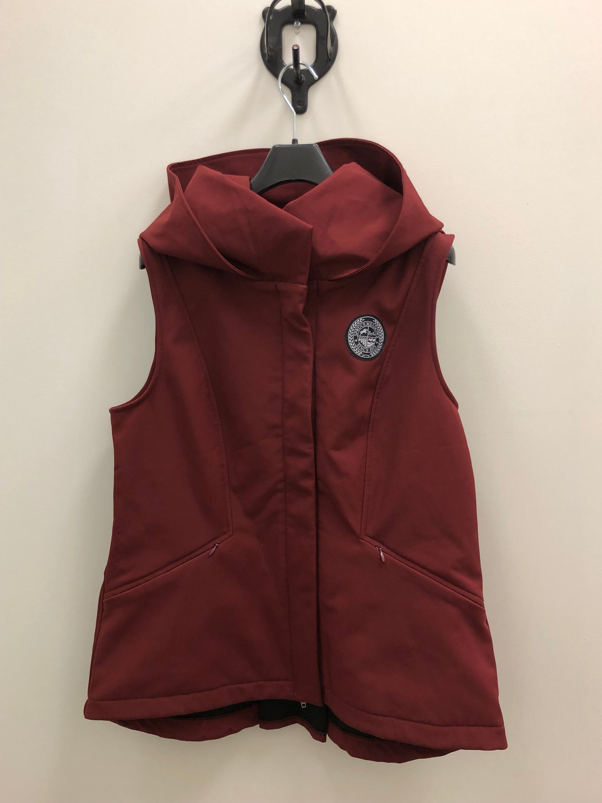 Noel Asmar Soft Shell Spruce Meadows Vest Burgundy - L
