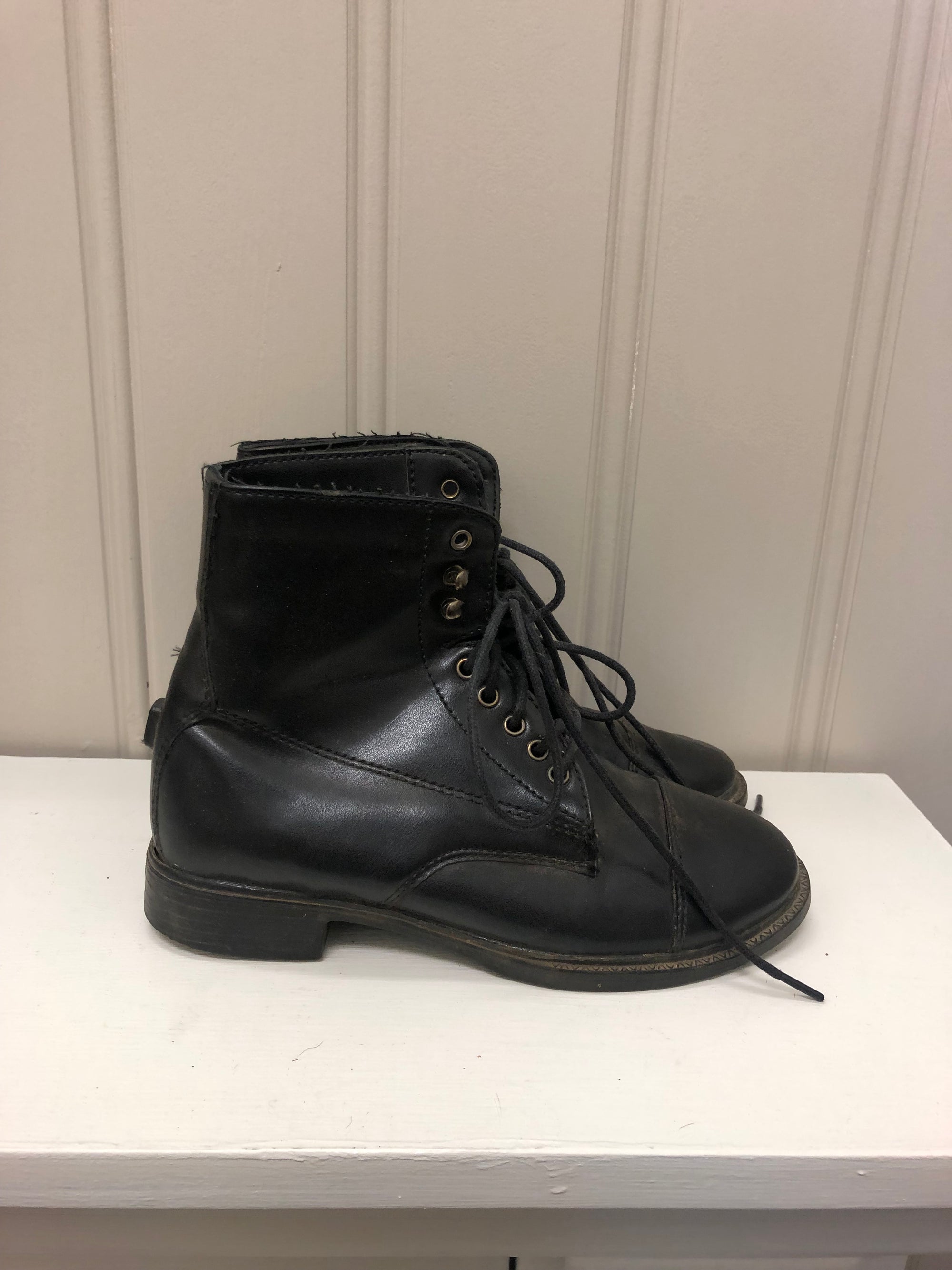 Kids Auken Lace Up Paddock Boots - 1