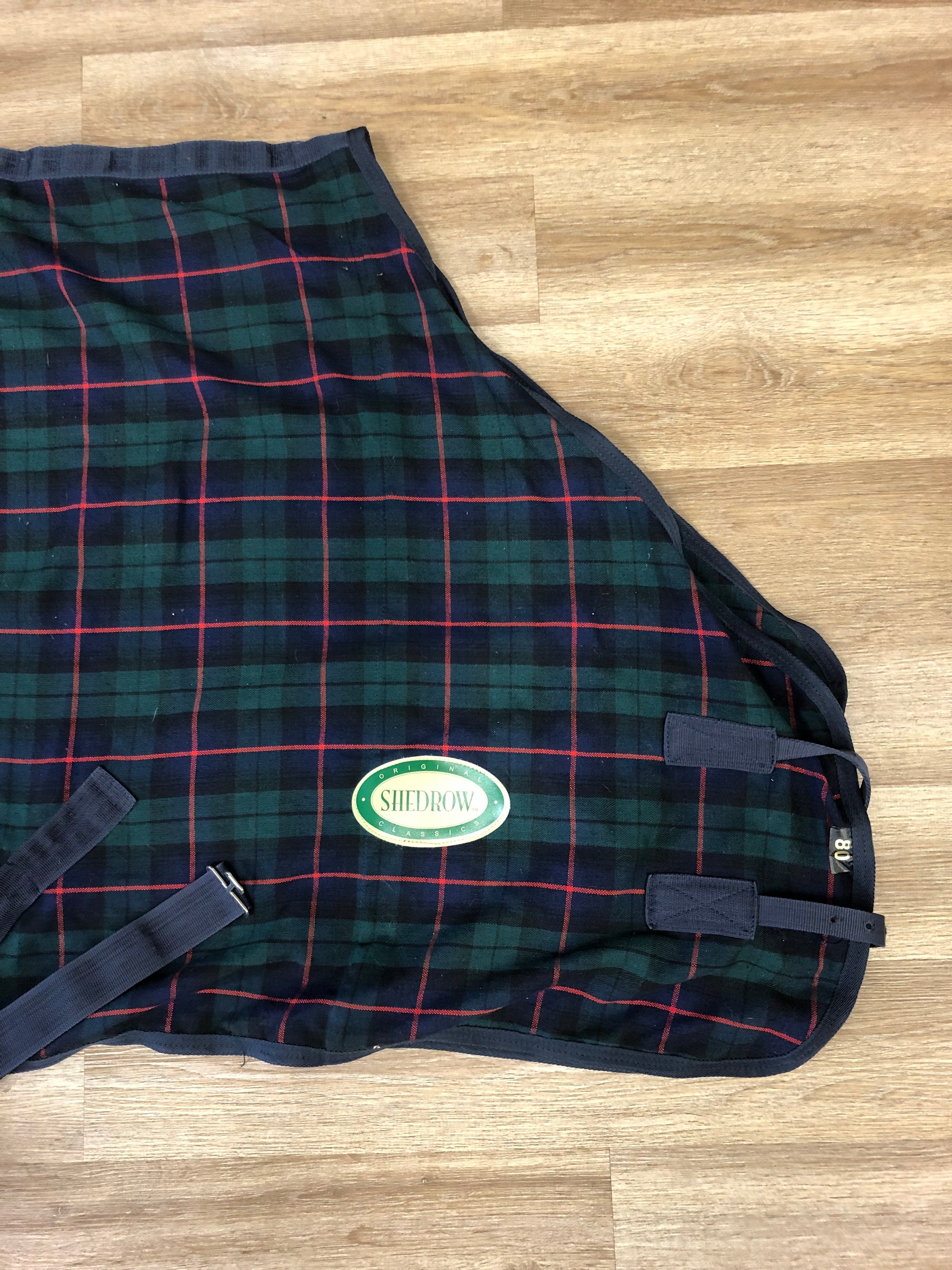 Plaid Cotton Stable Sheet