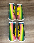 Rainbow Saddle Pad, Brushing Boots, & Bat (sold together or separately) - Horse & Hound Tack Shop 