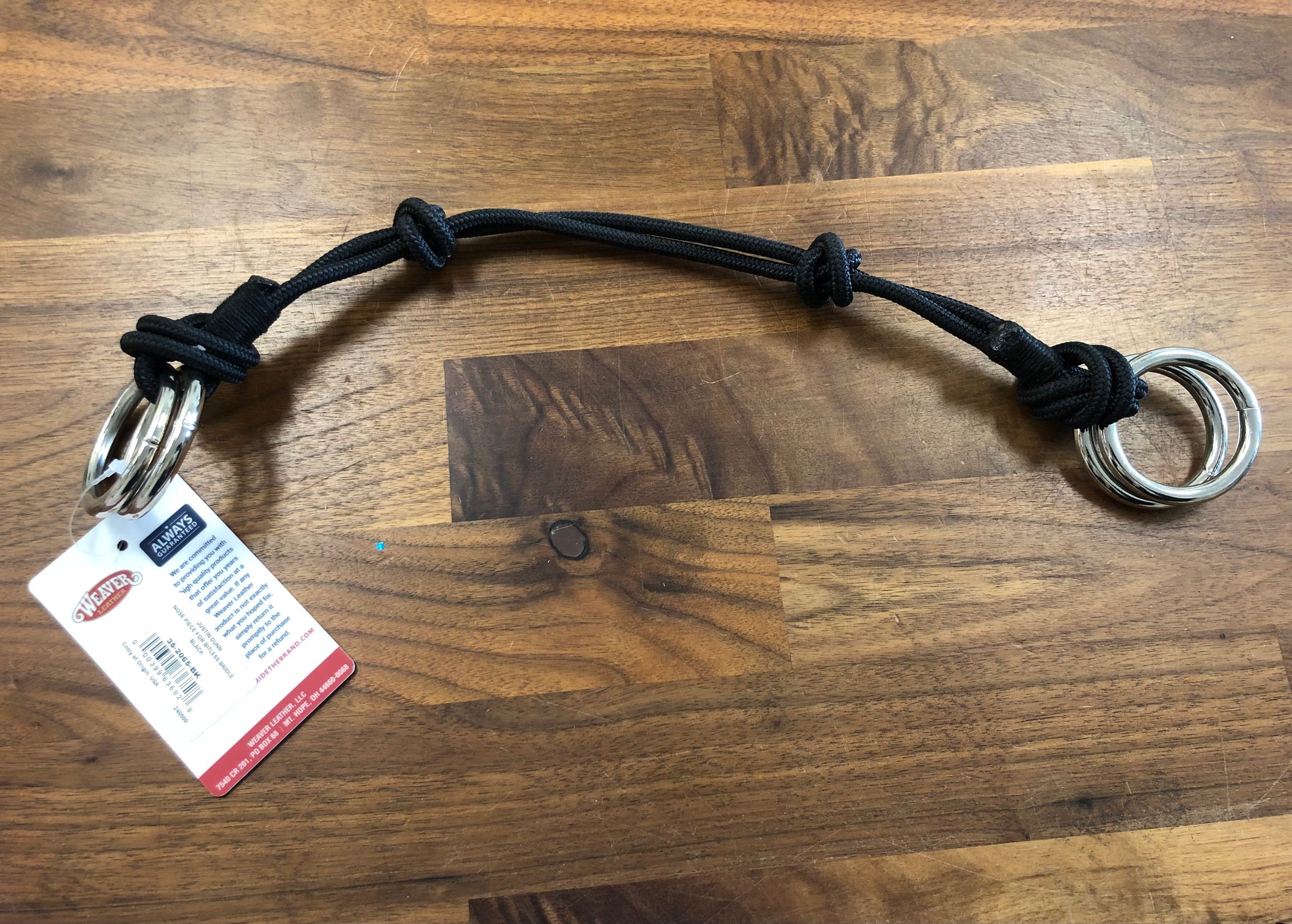 NWT Bitless Bridle Rope Noseband